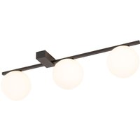 Deckenlampe Schwarz Weiß 67 cm lang 3-flammig G9 Glas Deckenlampe Schwarz Weiß 67 cm lang 3-flammig G9 Glas von Nowodvorski