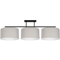 Deckenlampe Stoff Schwarz Grau Weiß E27 100 cm Deckenlampe Stoff Schwarz Grau Weiß E27 100 cm von Belis