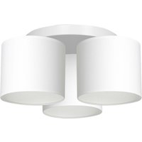 Deckenlampe Weiß Stoff Metall E27 rund Ø45 cm blendarm Deckenlampe Weiß Stoff Metall E27 rund Ø45 cm blendarm von Luminex