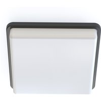 Deckenlampe eckig IP44 E27 Schwarz Weiß Modern B: 25 cm Deckenlampe eckig IP44 E27 Schwarz Weiß Modern B: 25 cm von Nowodvorski
