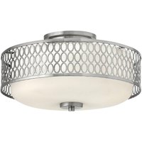 Deckenlampe rund Ø 38,3 cm Metall Glas blendarm 3x E27 von ELSTEAD