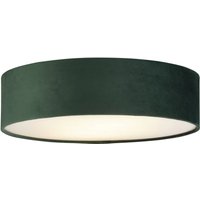Deckenlampe rund Ø 38 cm H: 10 cm Samt Schirm Grün 2x E27 Deckenlampe rund Ø 38 cm H: 10 cm Samt Schirm Grün 2x E27 von Searchlight