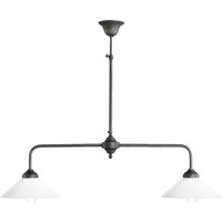 Deckenleuchte 2-flammig Messing Glas H: max. 89,5 cm E27 von Ghidini Giovanni Battista