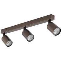 Deckenleuchte 3-flammig Metall Braun 60 cm GU10 verstellbar von TK Lighting