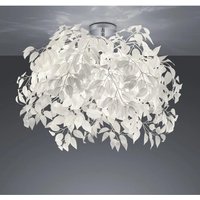 Deckenleuchte 3xE14 Ø 70cm Metall Weiß / Chrom