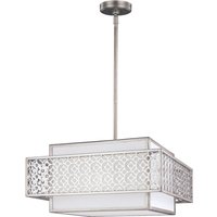 Deckenleuchte BIRO Silber Design Lampe Wohnzimmer Deckenleuchte BIRO Silber Design Lampe Wohnzimmer von ELSTEAD