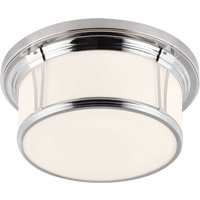 Deckenleuchte Bad XENI in Chrom IP44 Ø42cm Licht von ELSTEAD