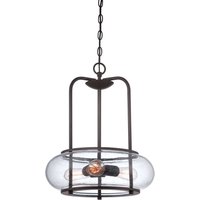 Deckenleuchte FELI Regenglas kürzbar Ø41cm Lampe von ELSTEAD