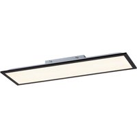 Just Light Deckenleuchte Flat 14741-18 schwarz Opal Aluminium B/H/L: ca. 24,5x6,1x79,5 cm von Just Light