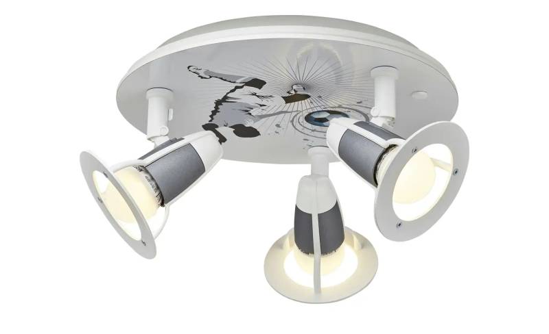 Deckenleuchte Fußballer   ¦ silber ¦ Maße (cm): B: 30 T: 18.0 Lampen & Leuchten > Innenleuchten > Deckenlampen - Möbel Kraft