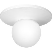 Deckenleuchte Glas Metall Weiß Ø29 cm E14 blendarm Deckenleuchte Glas Metall Weiß Ø29 cm E14 blendarm von Luminex