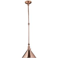 Deckenleuchte ISMENE Kupfer Ø30cm Industrie Lampe von ELSTEAD