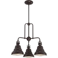 Deckenleuchte Industrie Design in Bronze antik Metall von ELSTEAD