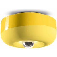 Deckenleuchte Keramik E27 Ø 27 cm rund Gelb Retro Deckenleuchte Keramik E27 Ø 27 cm rund Gelb Retro von Ferroluce