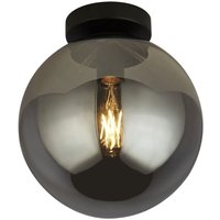 Deckenleuchte Kugelschirm Ø 25 cm Rauchglas Metall Deckenleuchte Kugelschirm Ø 25 cm Rauchglas Metall von Searchlight