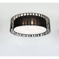 Deckenleuchte MINA Schwarz Stoff Wohnzimmer Lampe von TK Lighting