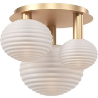 Deckenleuchte Metall Glas B: 53,5 cm in Gold Weiß E14 Deckenleuchte Metall Glas B: 53,5 cm in Gold Weiß E14 von Maytoni
