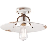 Deckenleuchte Metall Keramik E27 D: 40 cm rund Industrial Deckenleuchte Metall Keramik E27 D: 40 cm rund Industrial von Ferroluce