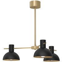 Deckenleuchte Metall in Schwarz Gold E27 3-flmg elegant Deckenleuchte Metall in Schwarz Gold E27 3-flmg elegant von Luminex