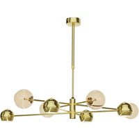 Deckenleuchte Modern in Gold Bernstein G9 GU10 100 cm von Zaklad Wielobranzowy Export-Import-Jupiter