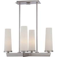 Deckenleuchte Modern in Nickel Weiß Höhe verstellbar Deckenleuchte Modern in Nickel Weiß Höhe verstellbar von ELSTEAD