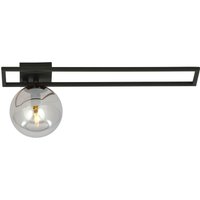 Deckenleuchte Rauchglas Metall 50 cm lang Kugelschirm E14 Deckenleuchte Rauchglas Metall 50 cm lang Kugelschirm E14 von Emibig