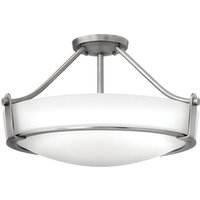 Deckenleuchte SOMBRA Nickel Ø33cm Wohnzimmer Lampe Deckenleuchte SOMBRA Nickel Ø33cm Wohnzimmer Lampe von ELSTEAD