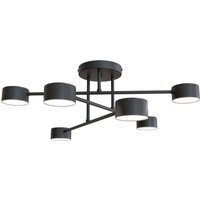 Deckenleuchte Schwarz Metall akzentuiert GX53 B:60 cm Deckenleuchte Schwarz Metall akzentuiert GX53 B:60 cm von Emibig