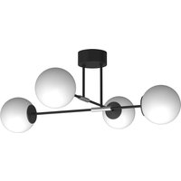 Deckenleuchte Schwarz Weiß Chrom L:80 cm E27 Kugeln Deckenleuchte Schwarz Weiß Chrom L:80 cm E27 Kugeln von Luminex