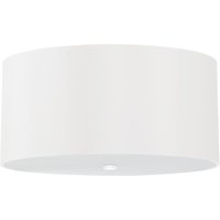 Deckenleuchte Stoff Glas Weiß Ø 50 cm blendarm 5x E27 von Sollux