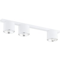 Deckenleuchte Weiß 70 cm lang Metall 3-flammig GU10 AR111 von Emibig