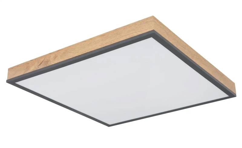Globo Lighting Deckenleuchte   ¦ grau ¦ Maße (cm): B: 45 H: 7,6 T: 45.0 Lampen & Leuchten > Innenleuchten > Deckenlampen - Möbel Kraft