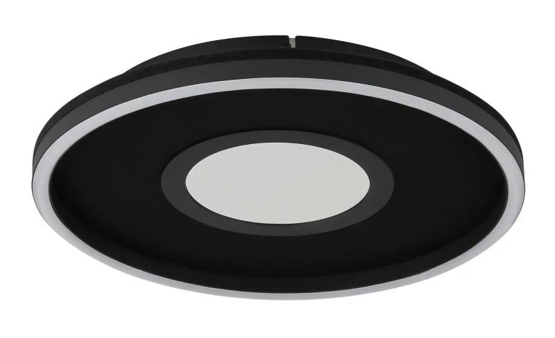 Globo Lighting Deckenleuchte   ¦ schwarz ¦ Maße (cm): B: 39,7 H: 6,3  Ø: 39.7 Lampen & Leuchten > Deckenleuchten - Höffner