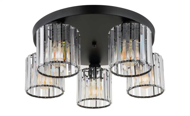 Globo Lighting Deckenleuchte   ¦ schwarz ¦ Maße (cm): B: 46,5 H: 18  Ø: 46.5 Lampen & Leuchten > Deckenleuchten - Höffner