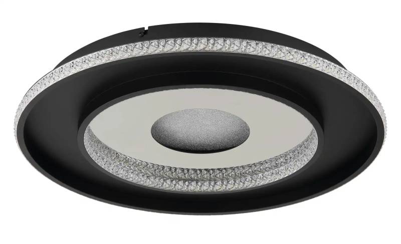 Globo Lighting Deckenleuchte   ¦ schwarz ¦ Maße (cm): B: 52,5 H: 6  Ø: 52.5 Lampen & Leuchten > Deckenleuchten - Höffner