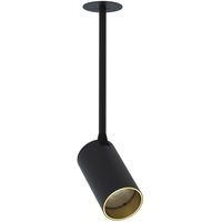 Deckenspot Einbau GU10 in Schwarz Gold verstellbar H: 23-39 cm von Nowodvorski