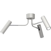 Deckenspot Metall Grau Chrom H:27 cm 3-flammig flexibel Deckenspot Metall Grau Chrom H:27 cm 3-flammig flexibel von Luminex