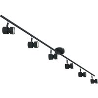 Deckenspot beweglich Schwarz 134 cm inkl. GU10 6-flmg von Steinhauer BV (light+building)