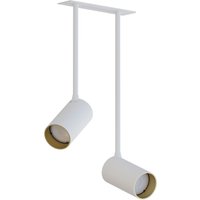 Deckenspot schwenkbar Einbau B: 17 cm 2x GU10 Weiß Gold Deckenspot schwenkbar Einbau B: 17 cm 2x GU10 Weiß Gold von Nowodvorski