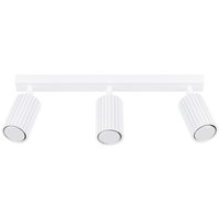 Deckenstrahler 3-flammig Weiß GU10 B: 45 cm klein Aluminium Deckenstrahler 3-flammig Weiß GU10 B: 45 cm klein Aluminium von Sollux