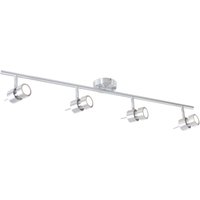 Deckenstrahler Metall 4-flmg 90 cm inkl. GU10 beweglich von Steinhauer BV (light+building)