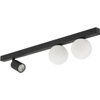 Deckenstrahler Metall Glas 70 cm lang GU10 + 2x G9 von TK Lighting
