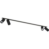 Deckenstrahler Unterputz 118 cm lang 4-flammig GU10 Schwarz Deckenstrahler Unterputz 118 cm lang 4-flammig GU10 Schwarz von Nowodvorski