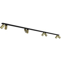 Deckenstrahler verstellbar 3 m lang Schwarz Messing 8-flammig Deckenstrahler verstellbar 3 m lang Schwarz Messing 8-flammig von Nowodvorski