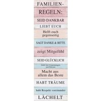 Reinders Deco-Panel "Familien Regeln" von Reinders!