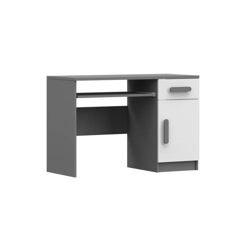 Deine Möbel 24 KINDERSCHREIBTISCH Weiß, Grau