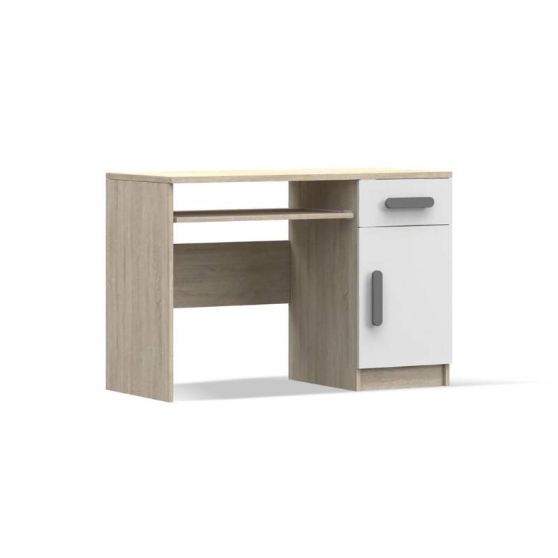 Deine Möbel 24 KINDERSCHREIBTISCH Weiß, Sonoma Eiche, Grau Deine Möbel 24 KINDERSCHREIBTISCH Weiß, Sonoma Eiche, Grau