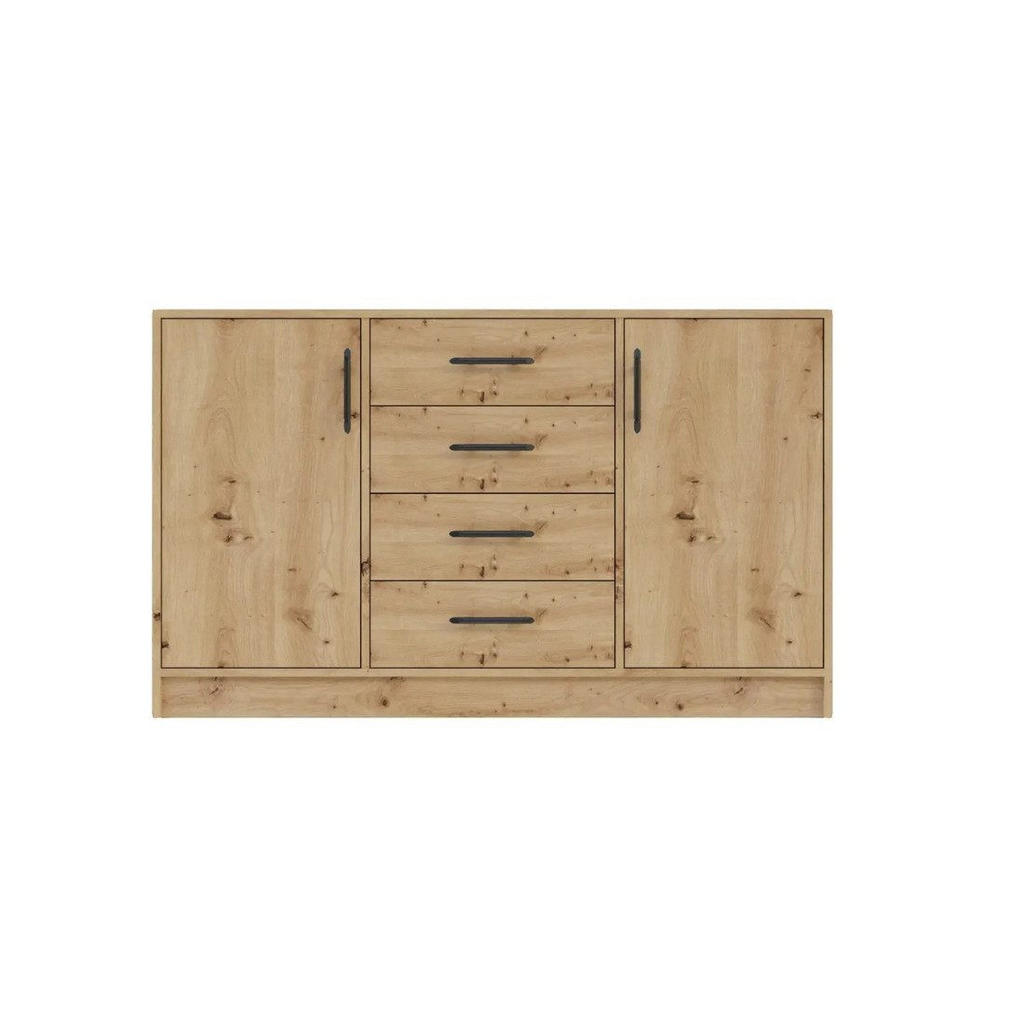 Deine Möbel 24 KOMMODE Eiche Artisan