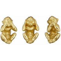 Deko-Figur 1 Stück ca. 6x10x6 cm  Gold