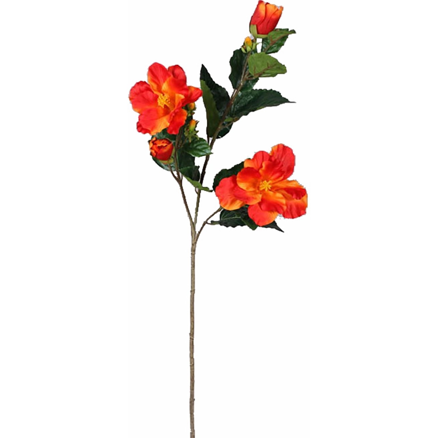 Deko Hibsikuszweig 76 cm Orange Deko Hibsikuszweig 76 cm Orange